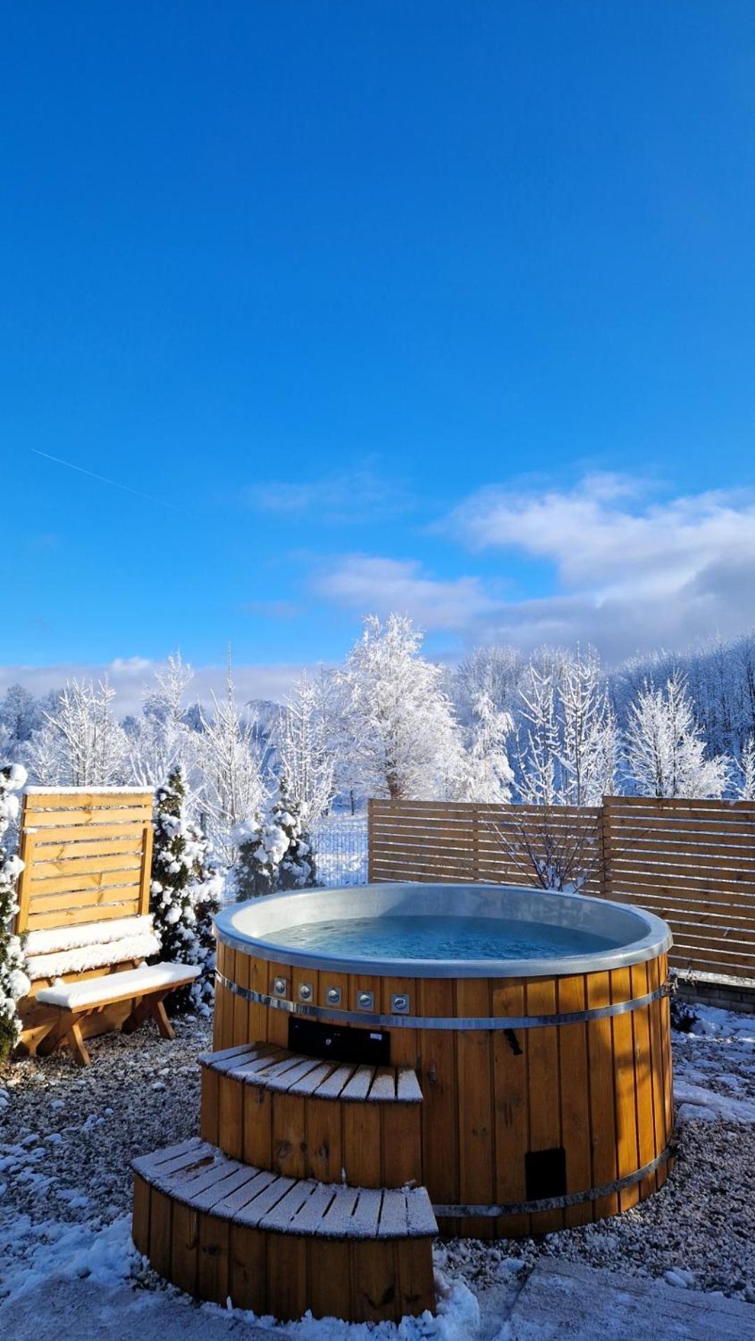 Widokowo - Domki Z Widokiem Na Sniezke Z Jacuzzi I Sauna 卡尔帕奇 外观 照片