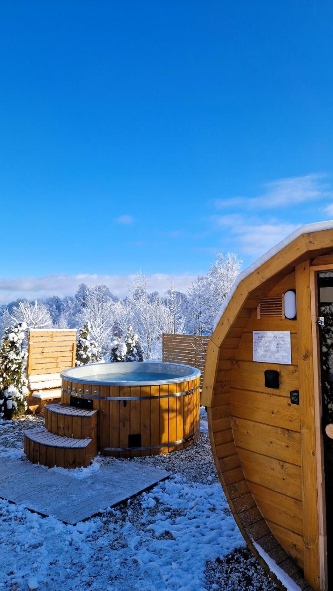 Widokowo - Domki Z Widokiem Na Sniezke Z Jacuzzi I Sauna 卡尔帕奇 外观 照片